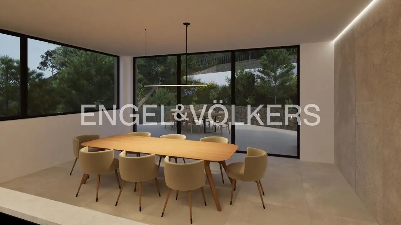 Comedor de Finca rústica en venta en Premià de Dalt con Aire acondicionado, Calefacción y Jardín privado