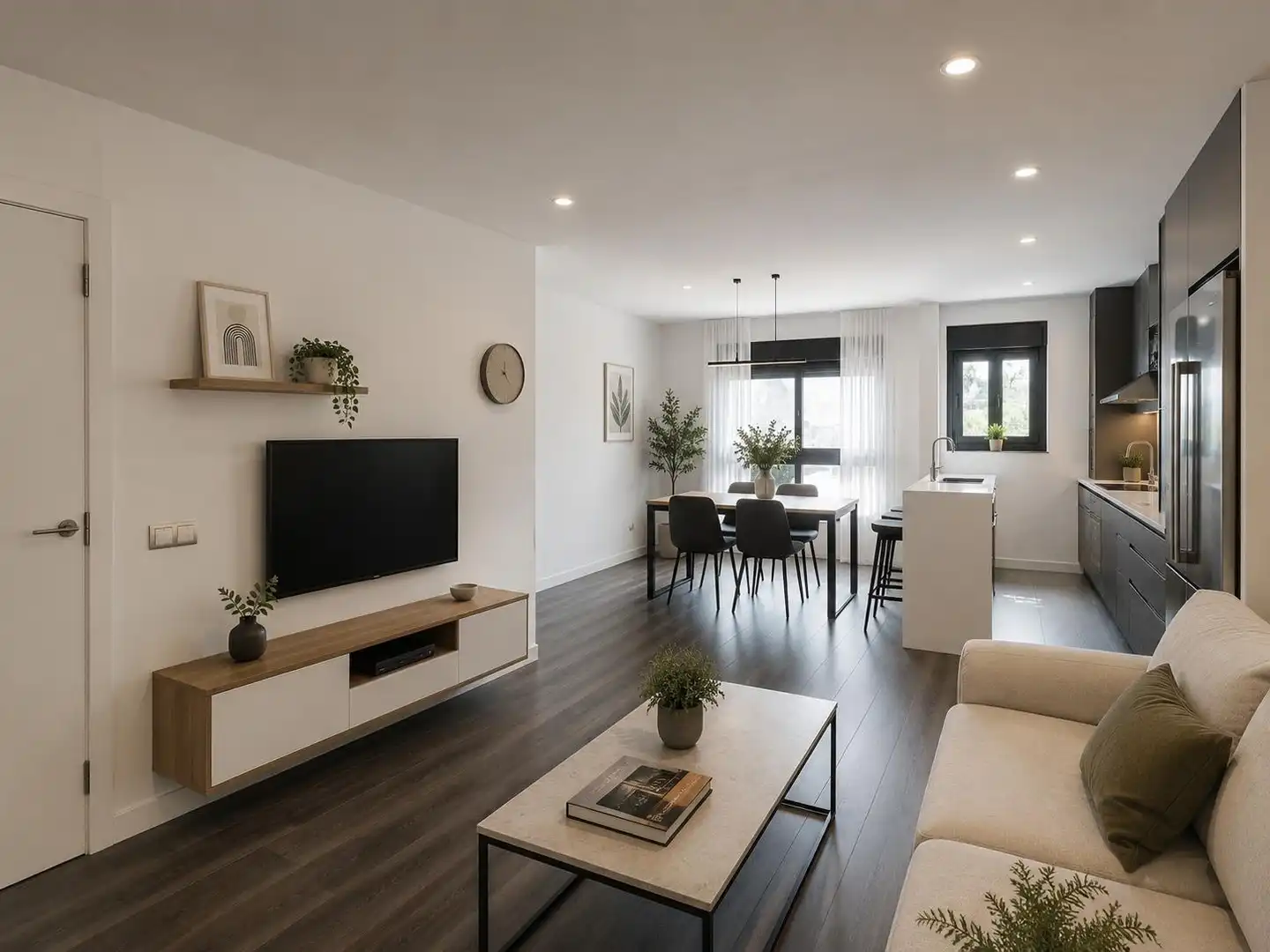 Sala de estar de Planta baja en venta en Els Pallaresos con Aire acondicionado, Parquet y Terraza