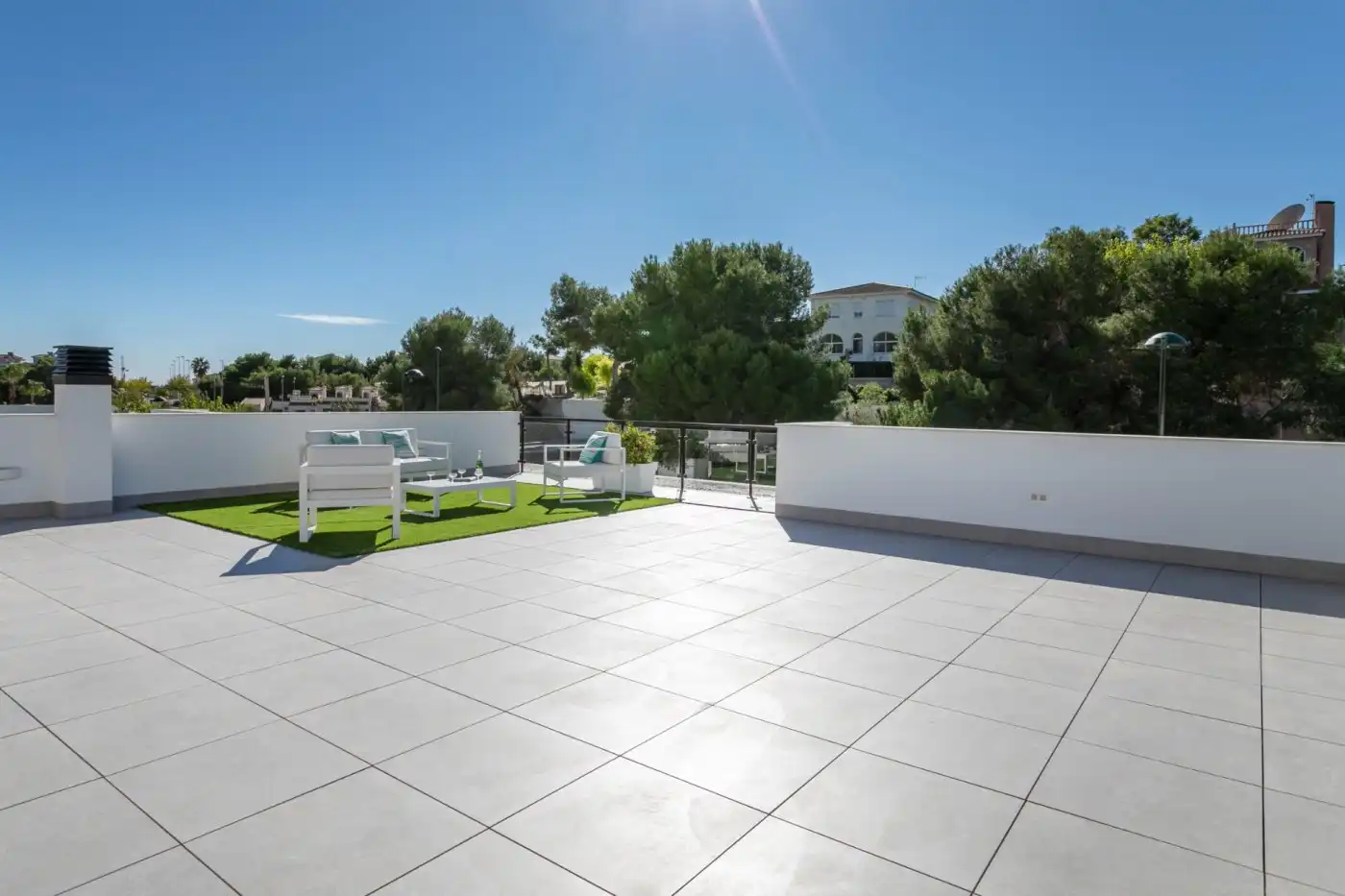 Terraza de Casa o chalet en venta en Pilar de la Horadada con Aire acondicionado, Calefacción y Jardín privado