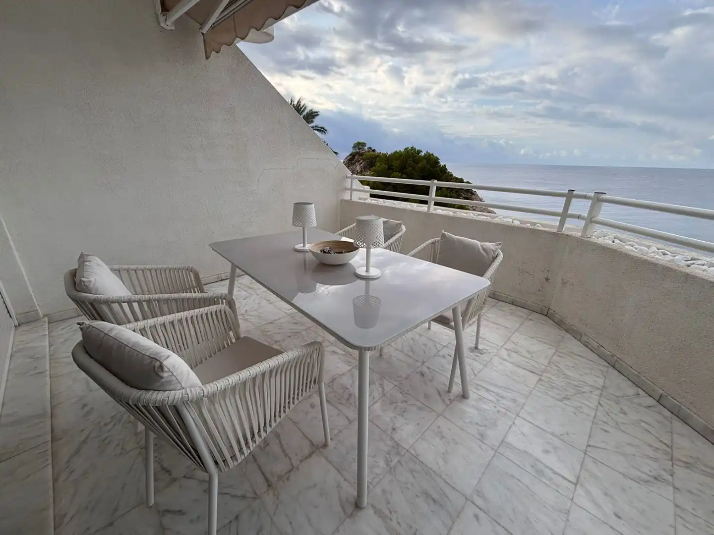 Terraza de Apartamento de alquiler en Altea con Aire acondicionado, Calefacción y Amueblado