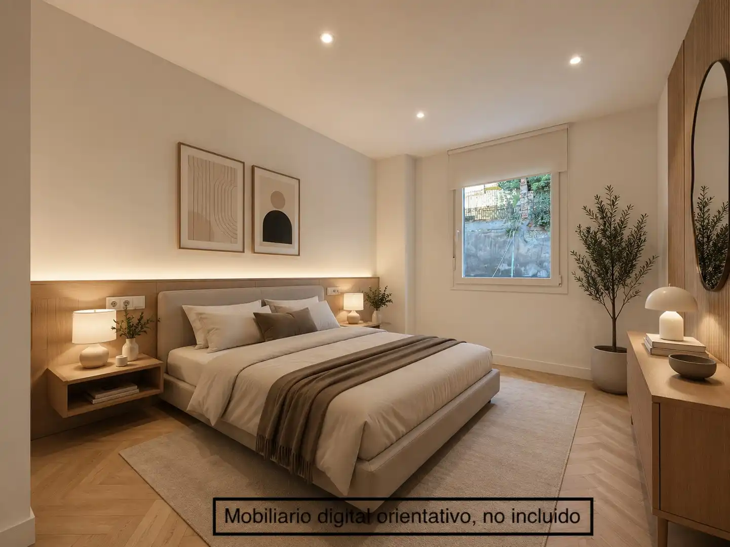 Dormitori de Apartament en venda en Málaga amb Aire condicionat, Calefacció i Terrassa