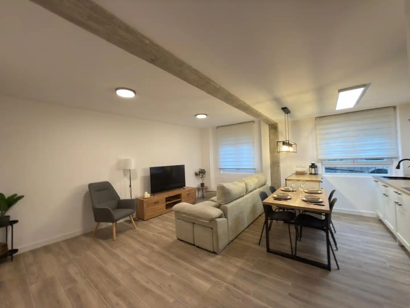 Sala de estar de Piso en venta en Oviedo  con Amueblado
