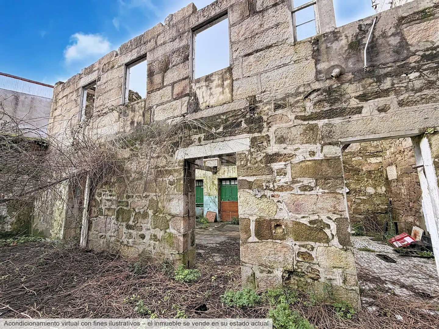 Vista exterior de Casa adosada en venta en Cambados con Aire acondicionado, Calefacción y Terraza