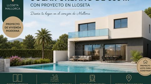 Solar urbano de 686 m con proyecto en Lloseta
