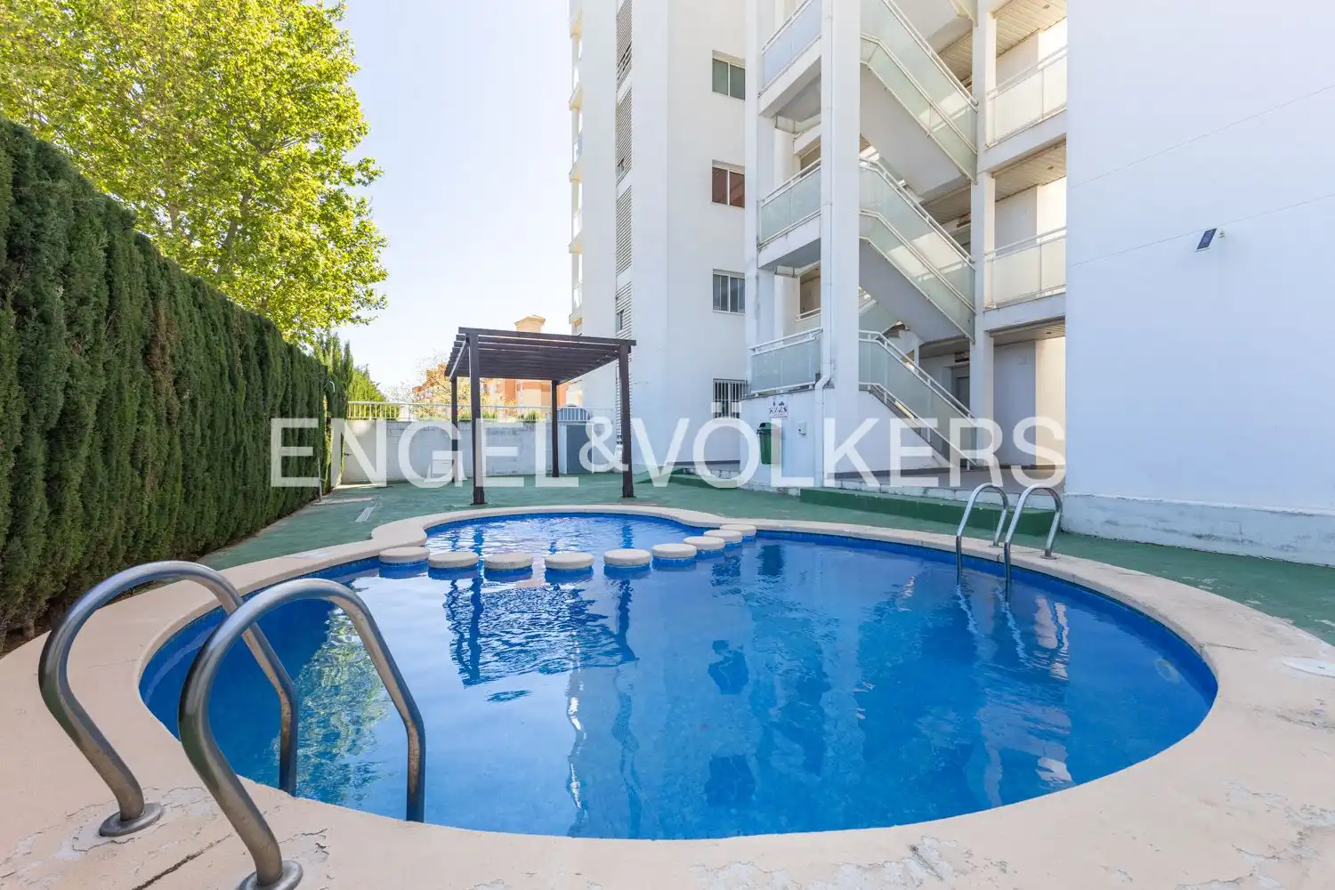 Swimming pool of Flat for rent in Dénia  with Air Conditioner, Heating and Swimming Pool