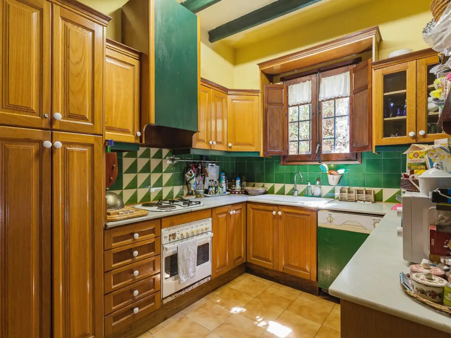 Kitchen of Houses for sale in Barcelona  with Heating, Private garden and Terrace
