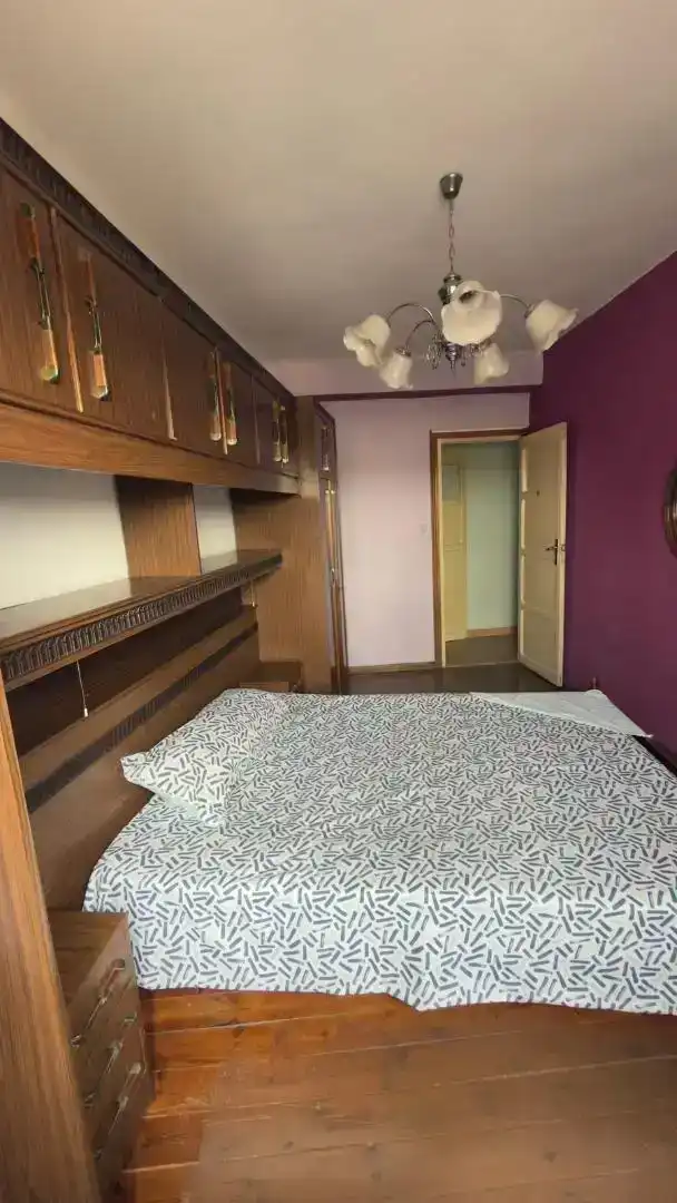 Bedroom of Flat for rent in Lerma  with Parquet flooring, Furnished and Washing machine