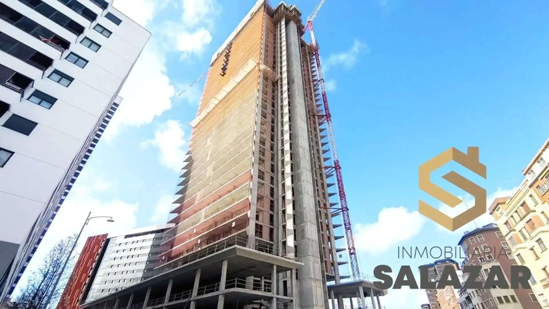 Vista exterior de Piso en venta en Bilbao  con Aire acondicionado, Calefacción y Terraza