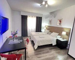 Bedroom of Study to share in  Madrid Capital  with Air Conditioner and Terrace