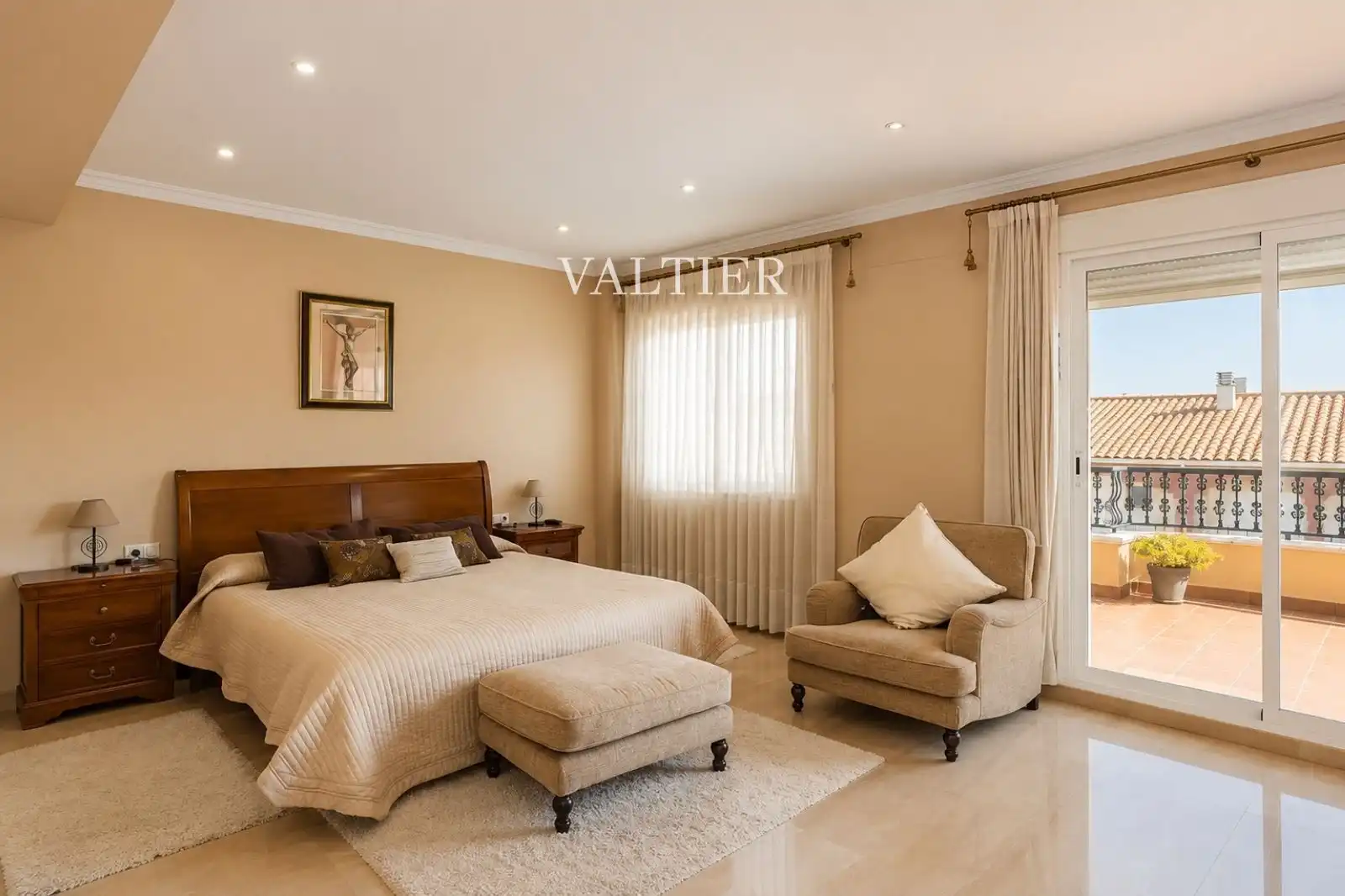 Dormitori de Casa o xalet en venda en Almoines amb Aire condicionat, Terrassa i Moblat