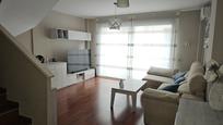 Living room of Single-family semi-detached for sale in Badalona  with Air Conditioner, Heating and Parquet flooring