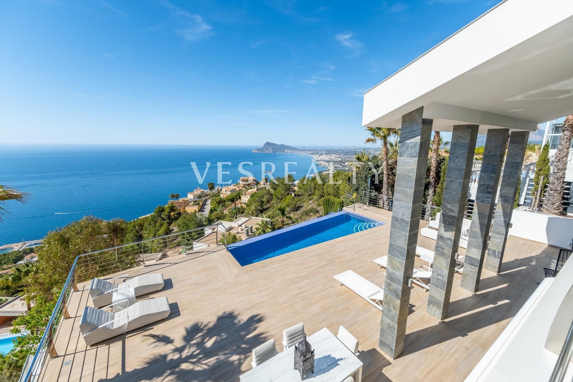 Exterior view of House or chalet for sale in Altea  with Heating, Private garden and Parquet flooring