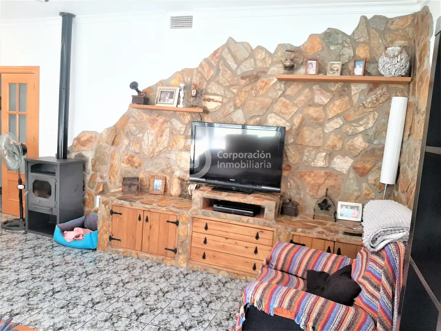 Sala de estar de Casa o chalet en venta en Lorca con Calefacción, Terraza y Balcón