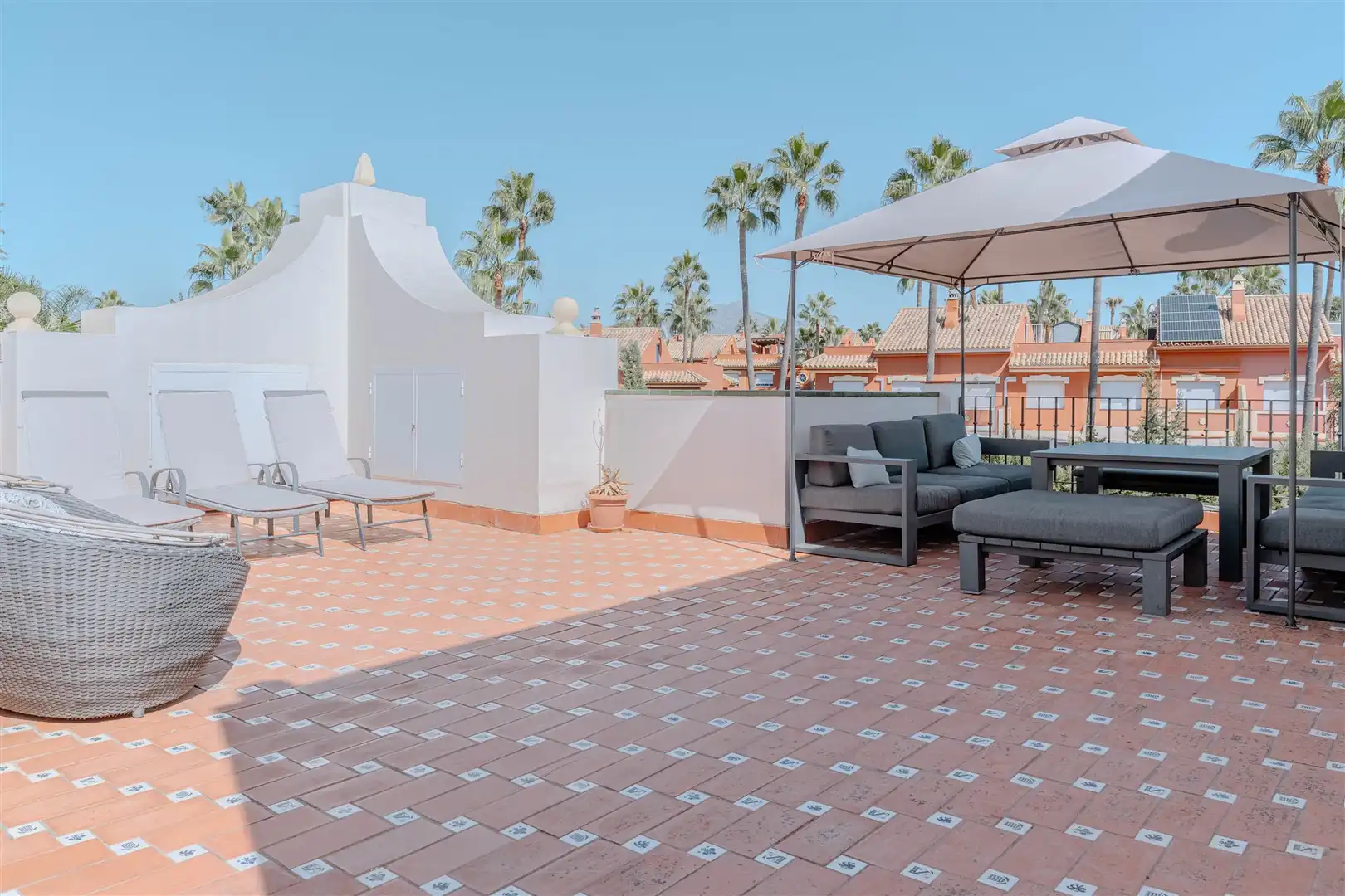 Terrassa de Apartament en venda en Estepona