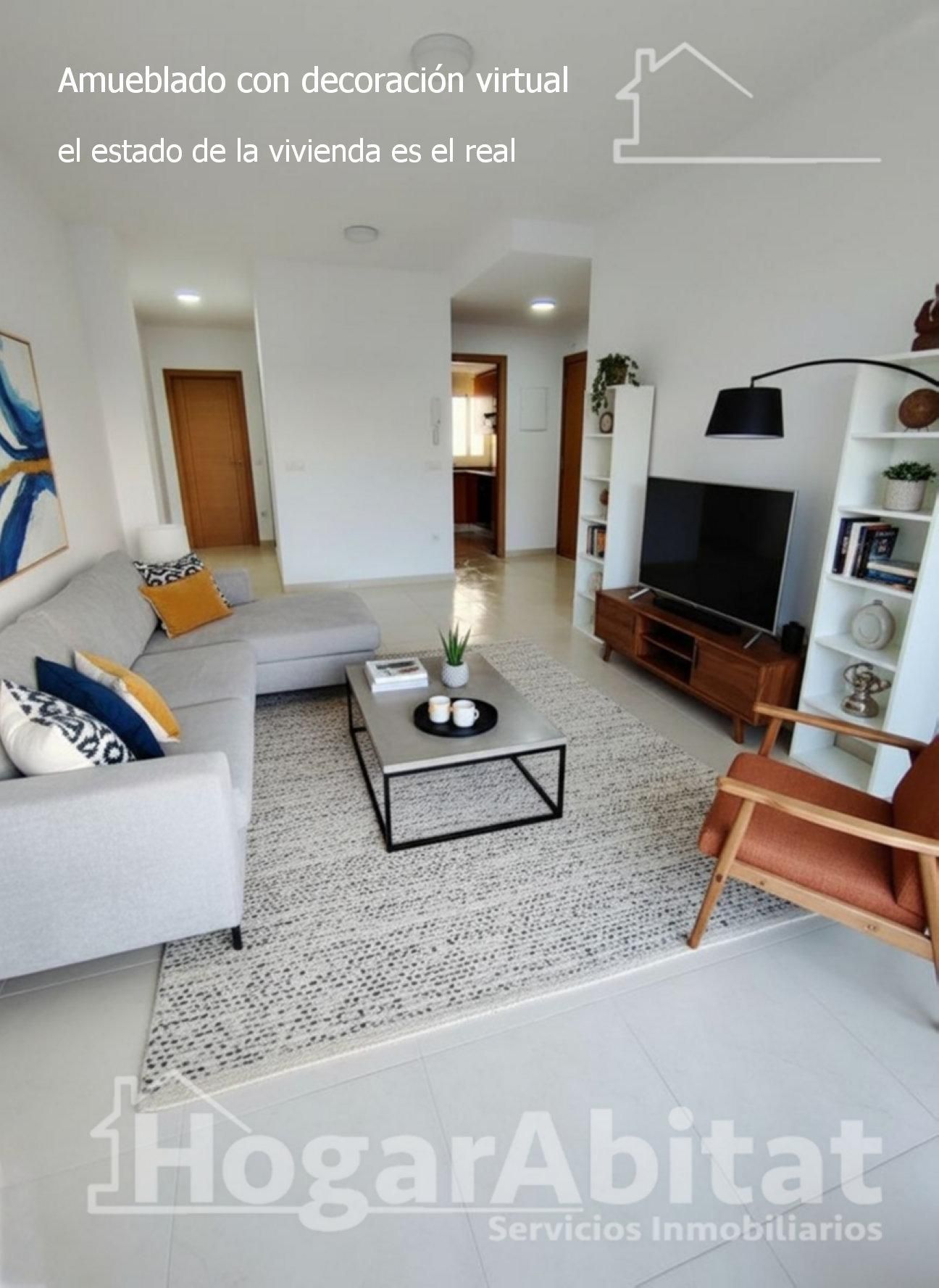 Living room of Flat for sale in Sagunto / Sagunt  with Terrace and Balcony