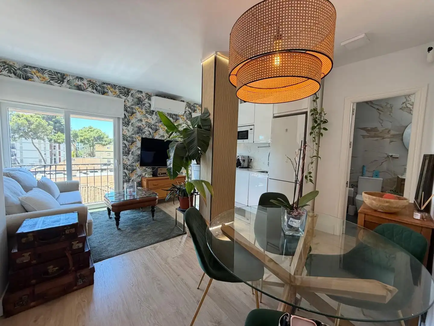 Wohnzimmer von Wohnungen zum Verkauf in Torremolinos mit Klimaanlage, Heizung und Terrasse