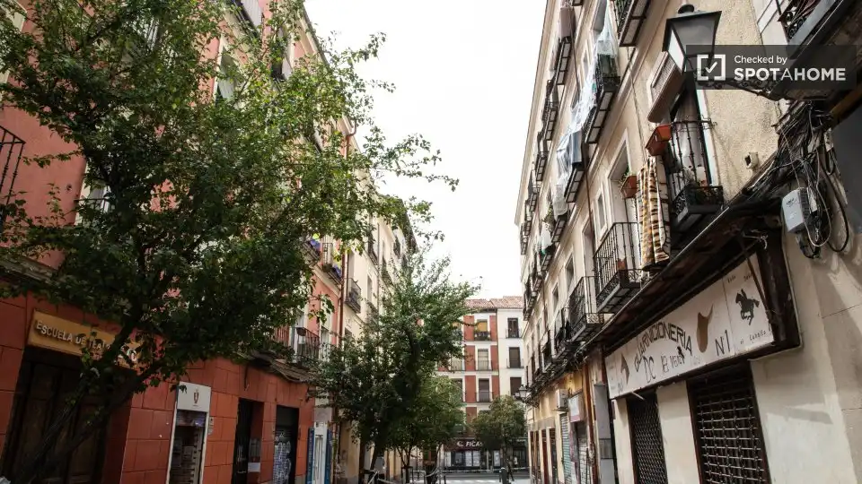 Vista exterior de Pis de lloguer en Madrid amb Aire condicionat, Calefacció i Moblat