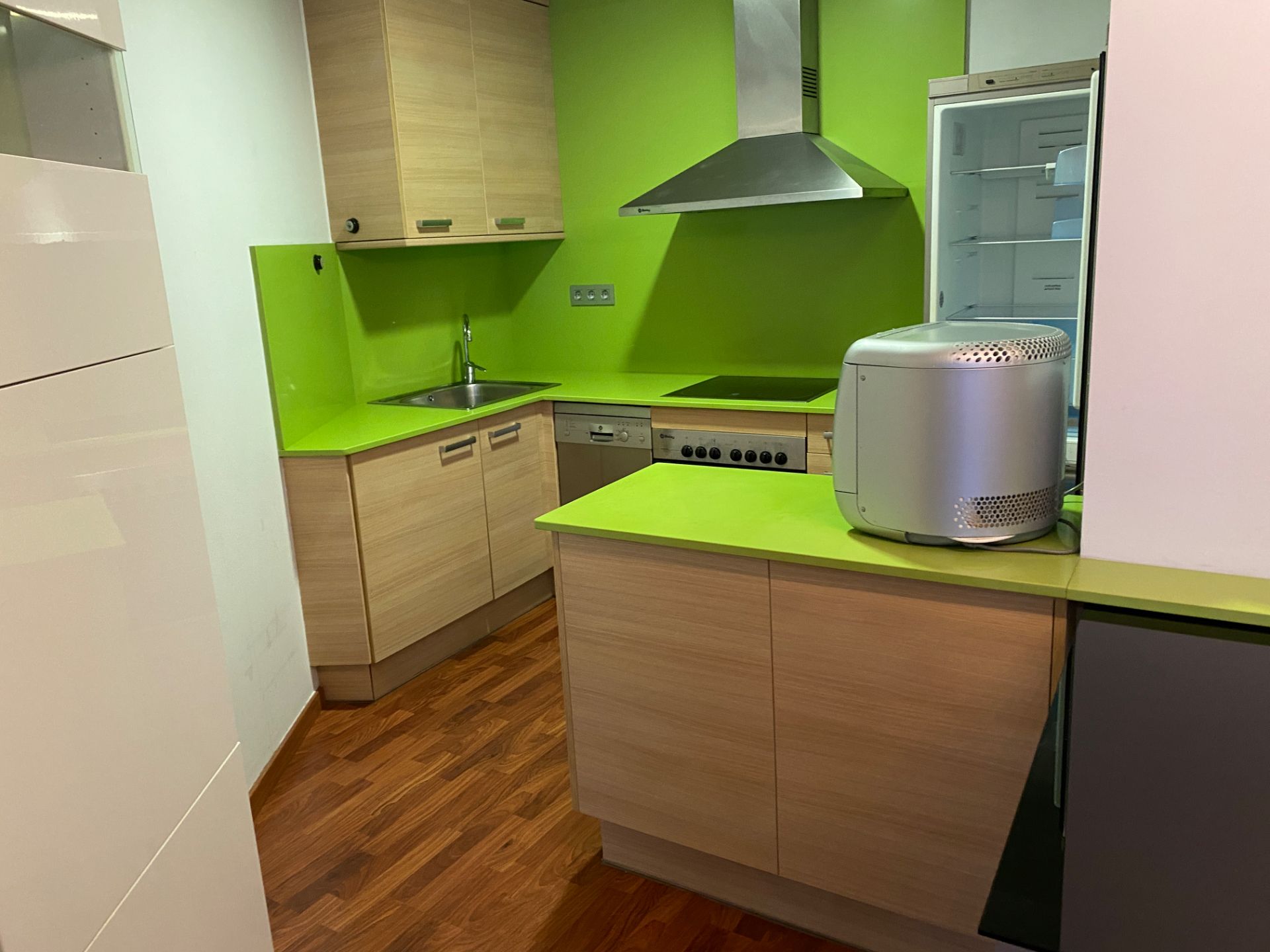 Kitchen of Apartment for sale in  Lleida Capital  with Air Conditioner, Heating and Parquet flooring
