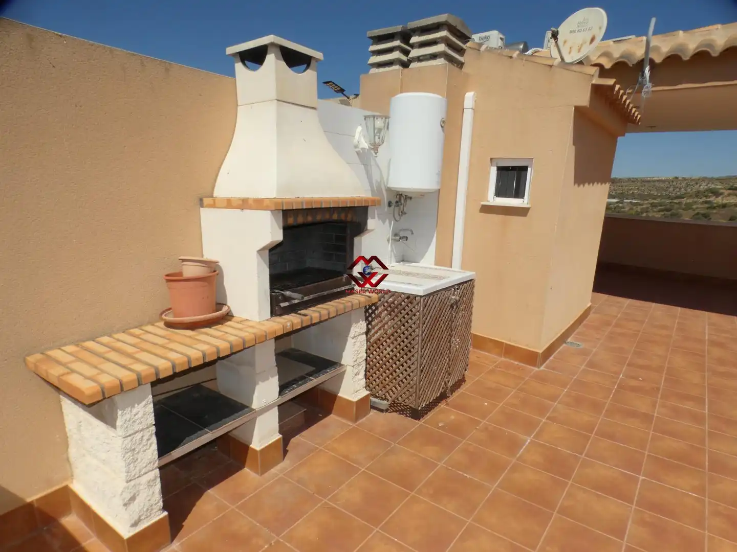 Terraza de Ático en venta en Mazarrón con Aire acondicionado, Trastero y Balcón