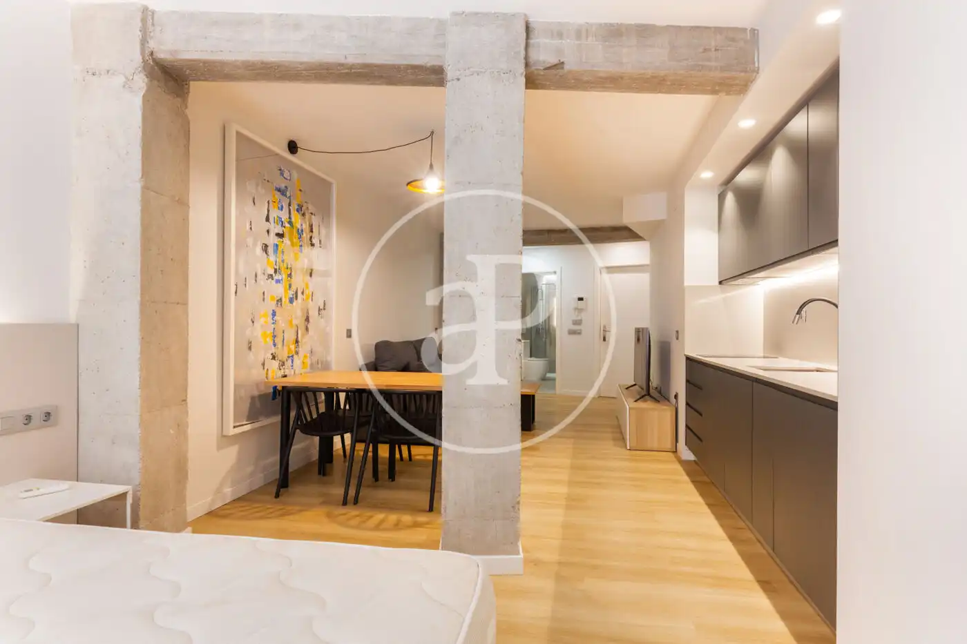 Loft zur Miete in Valencia mit Klimaanlage, Heizung und Möbliert