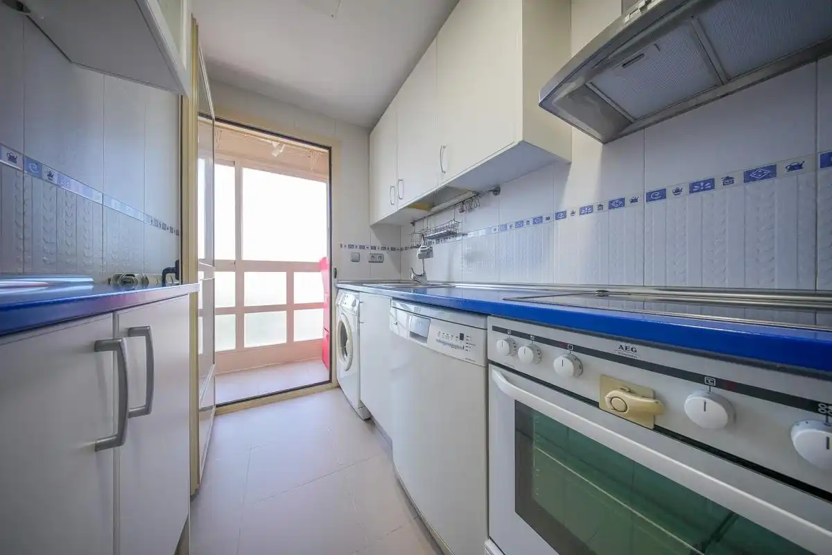 Kitchen of Flat for rent in Madrid  with Air Conditioner, Heating and Terrace