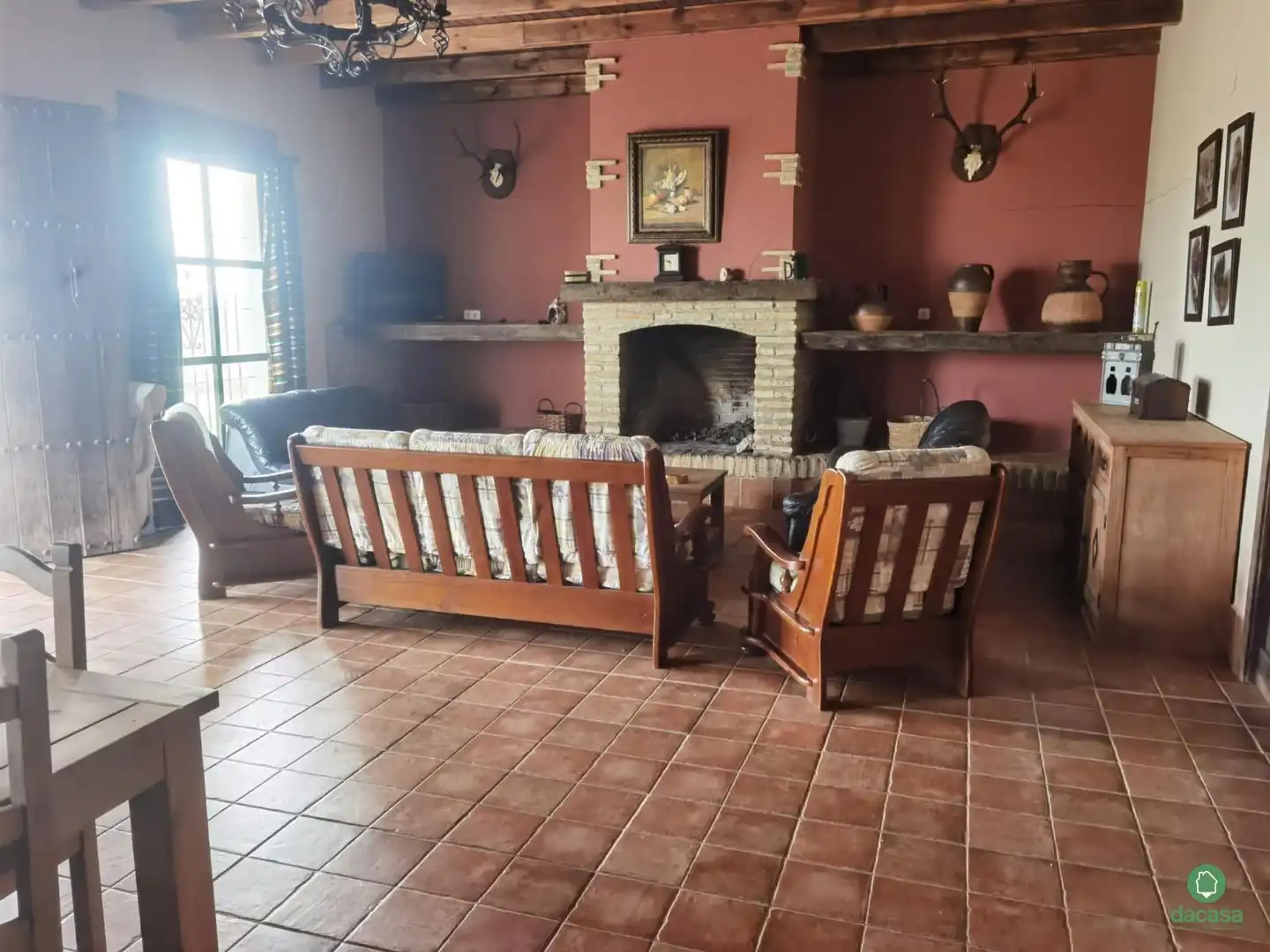 Sala de estar de Casa o chalet en venta en Moguer con Amueblado