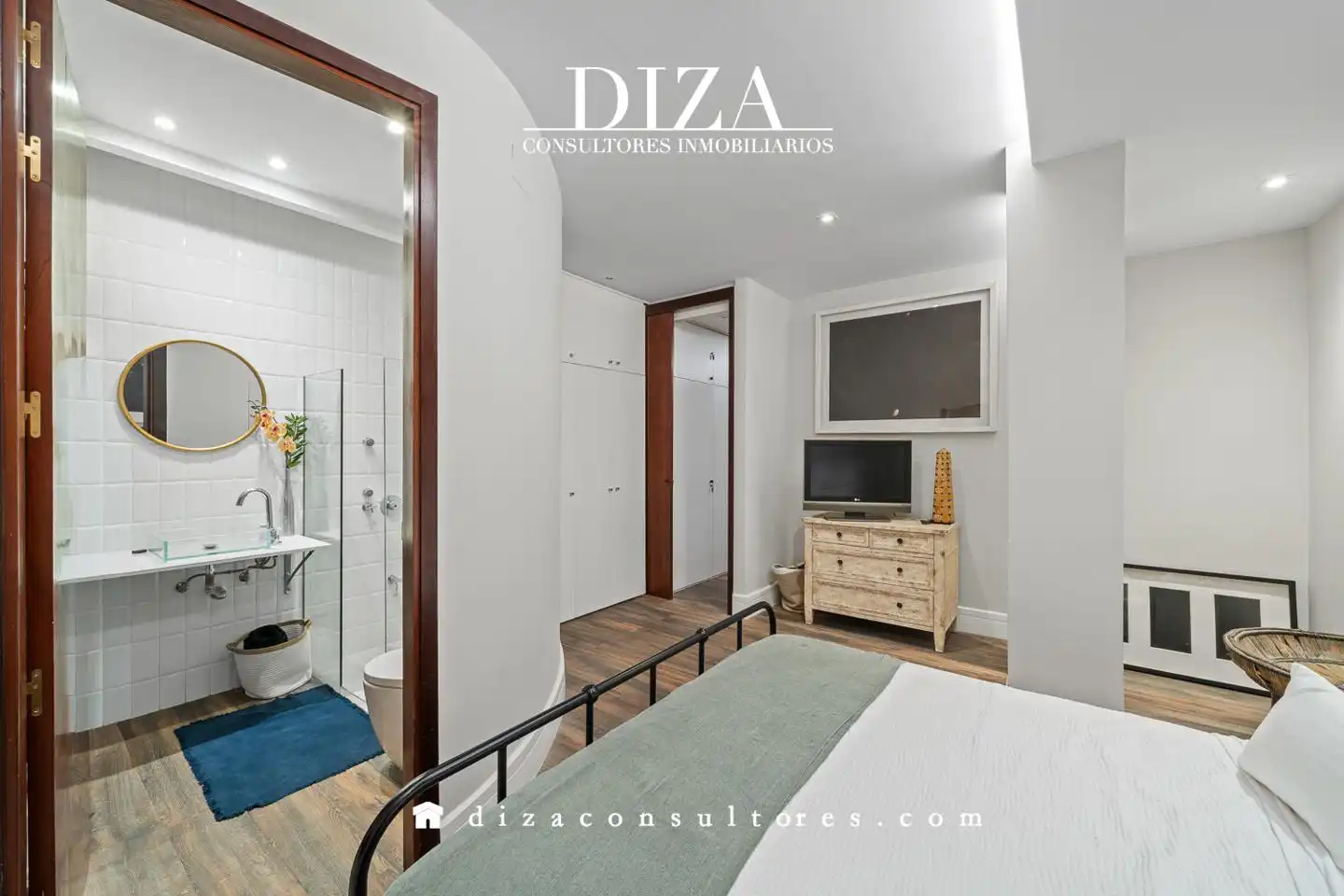 Bedroom of Ground floor for sale in Madrid  with Air Conditioner, Heating and Parquet flooring