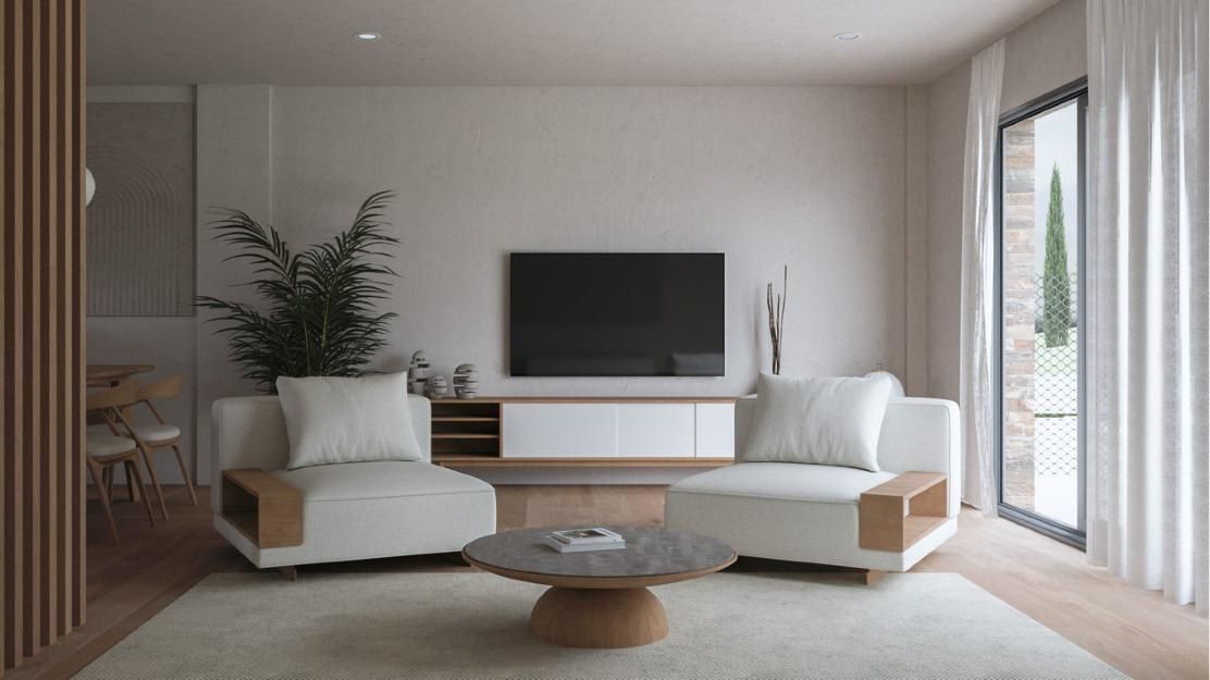 Sala de estar de Casa o chalet en venta en Comillas (Cantabria) con Aire acondicionado, Jardín privado y Terraza