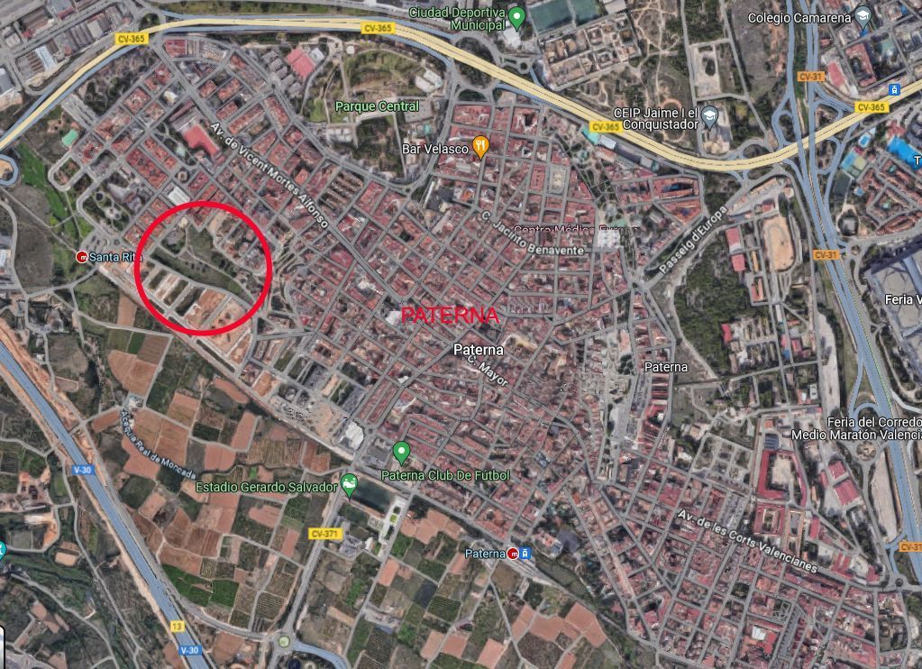 Vista exterior de Residencial en venta en Paterna