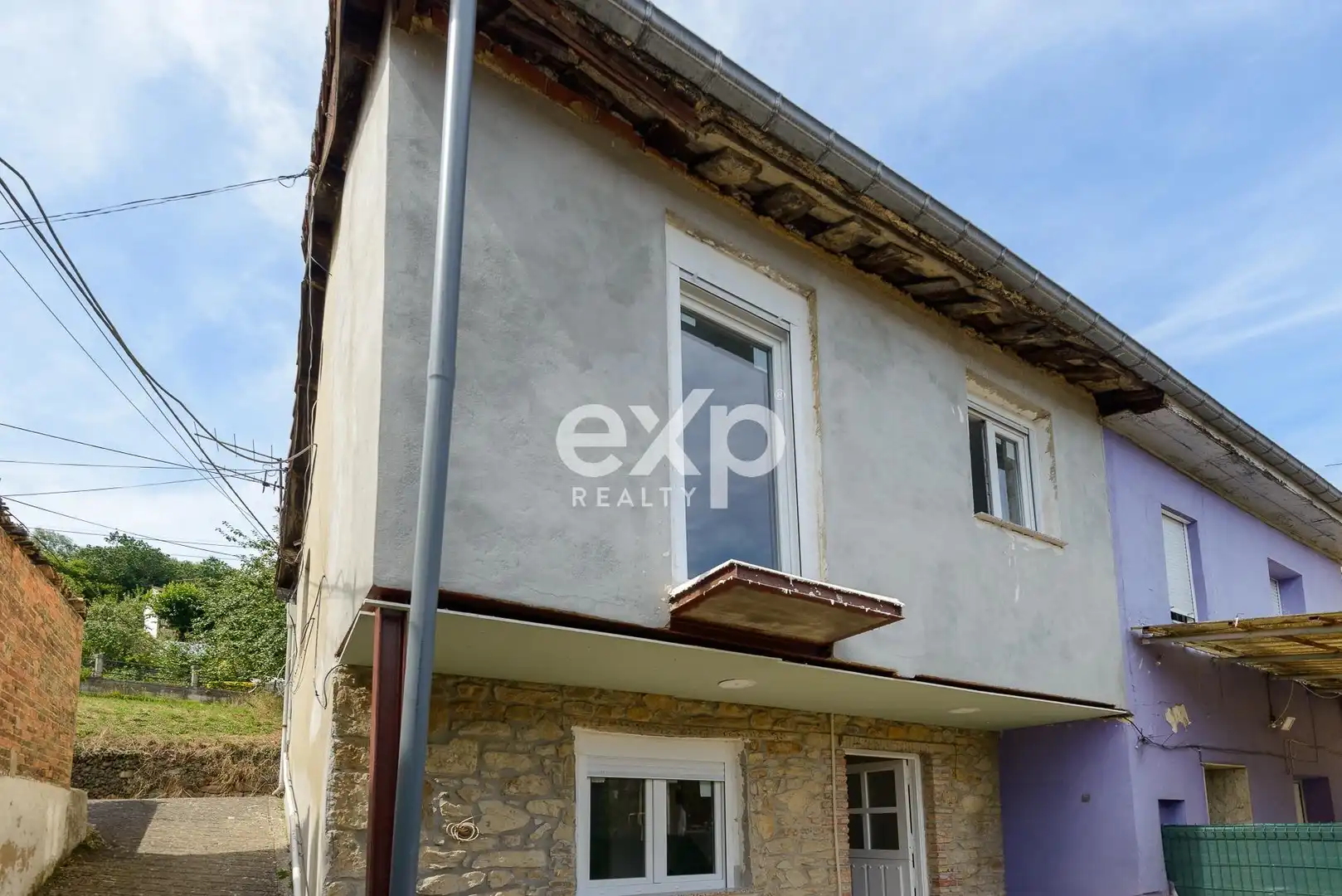 Vista exterior de Casa o xalet en venda en Langreo amb Terrassa i Traster