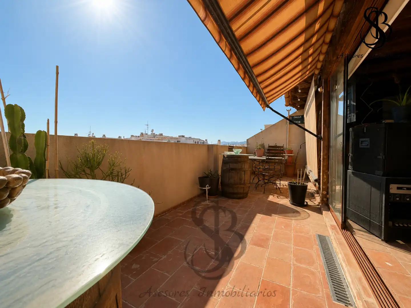 Terraza de Ático en venta en San Vicente del Raspeig / Sant Vicent del Raspeig con Aire acondicionado, Calefacción y Parquet