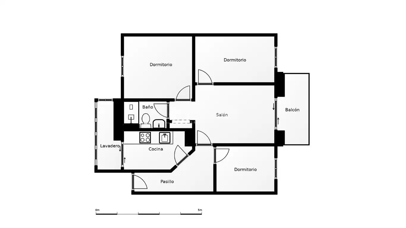 Flat for sale in Madrid  with Air Conditioner, Heating and Terrace