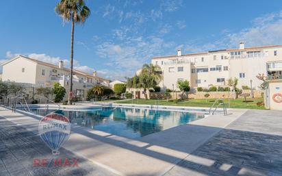 Exterior view of Single-family semi-detached for sale in Vélez-Málaga  with Air Conditioner, Terrace and Storage room