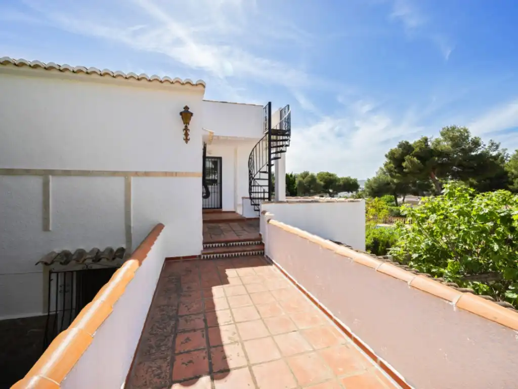 Exterior view of Houses for sale in Jávea / Xàbia  with Air Conditioner, Heating and Terrace