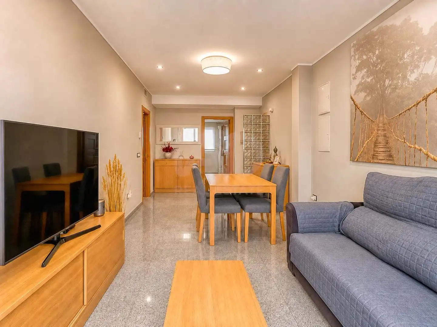Living room of Flat for sale in Petrer  with Air Conditioner and Heating