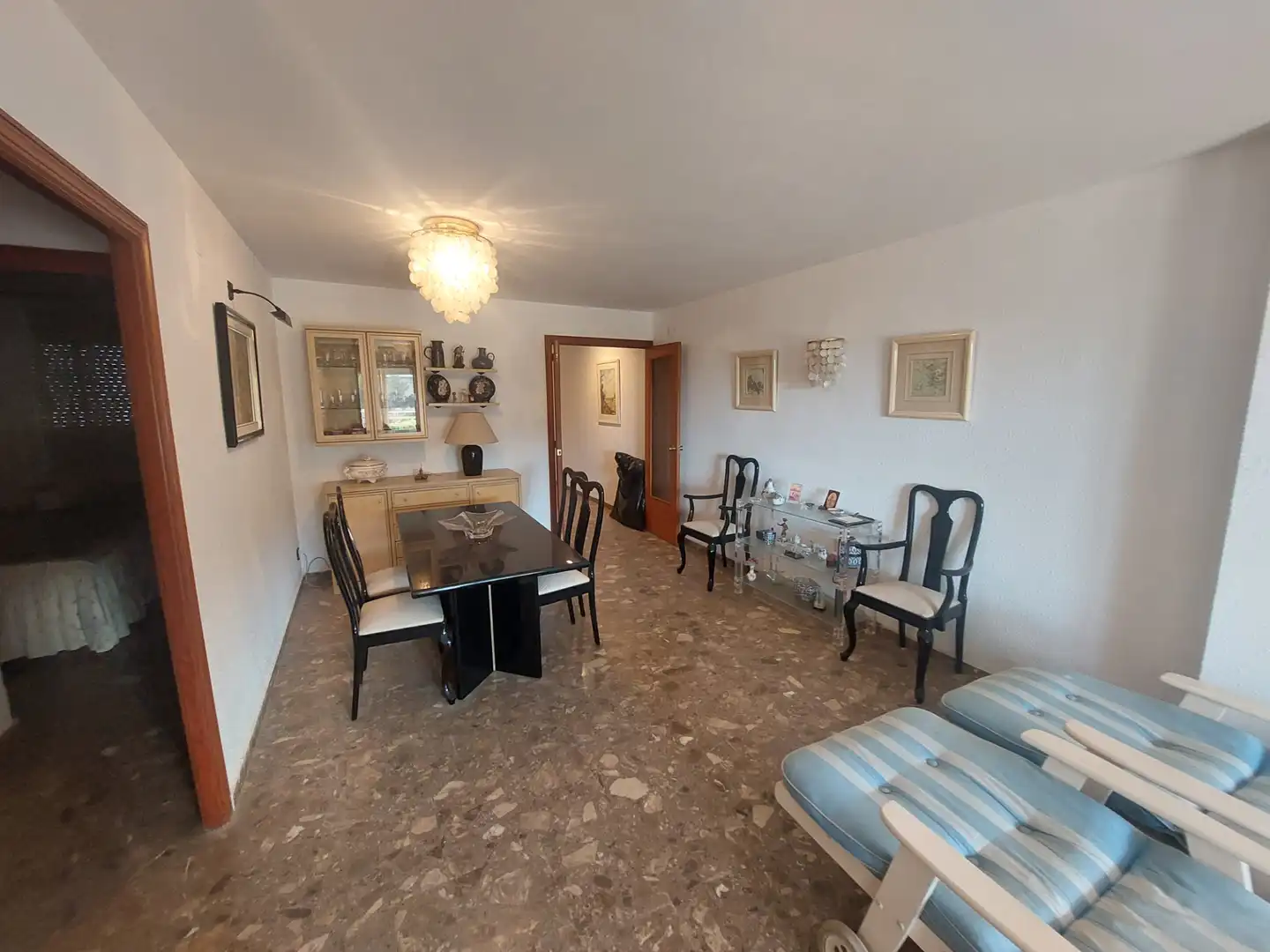 Comedor de Apartamento en venta en Salou con Terraza, Amueblado y Piscina comunitaria