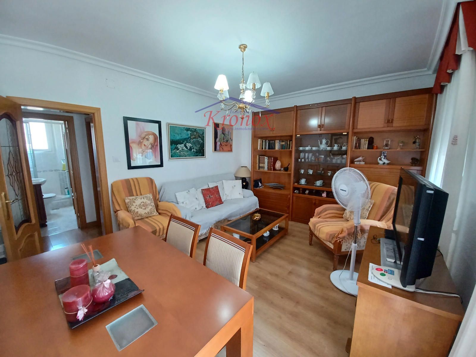 Sala d'estar de Pis en venda en  Madrid Capital amb Terrassa