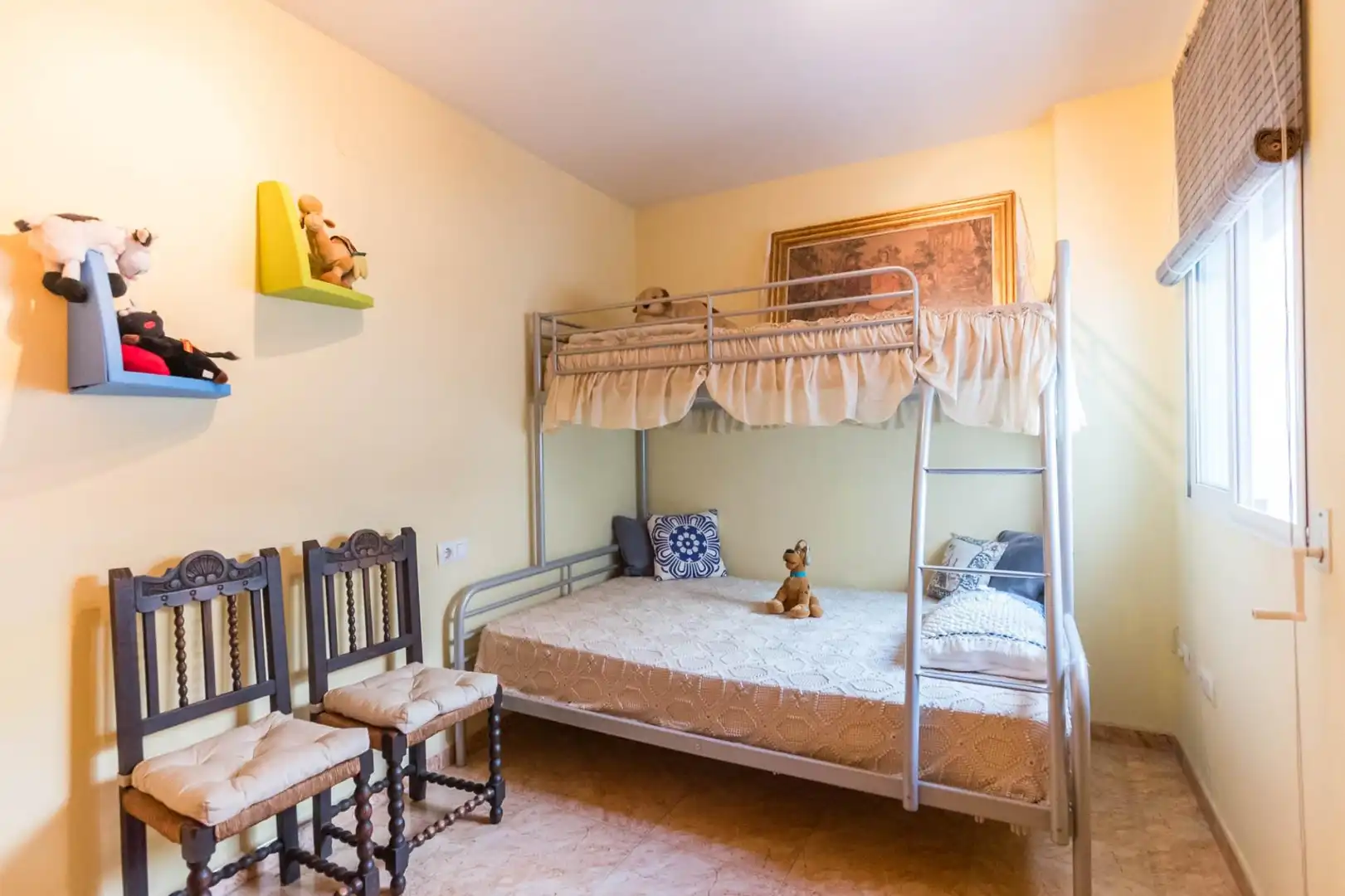 Schlafzimmer von Einfamilien-Reihenhaus zum Verkauf in Murcia mit Klimaanlage, Privatgarten und Terrasse