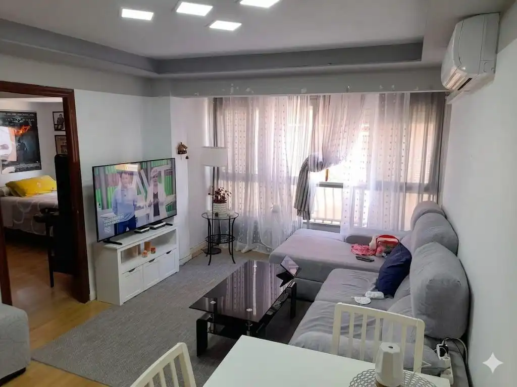 Sala de estar de Piso en venta en Valencia con Aire acondicionado y Parquet