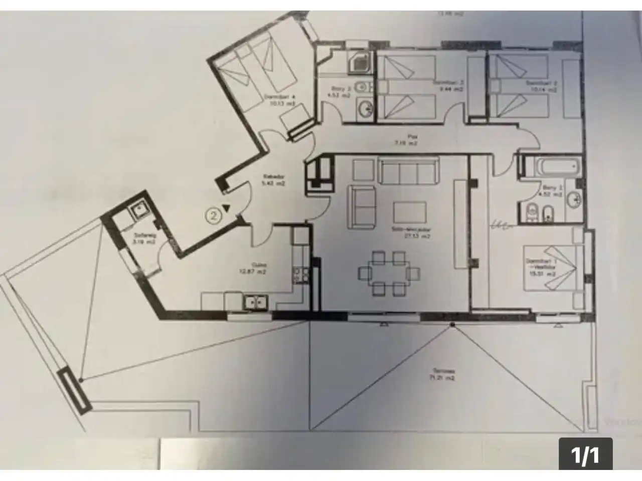 Penthouse with terrace for sale in Valls, imagen 9