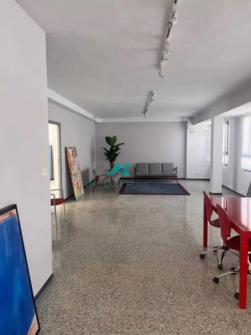 Sala d'estar de Oficina de lloguer en Valladolid amb Aire condicionat, Calefacció i Moblat