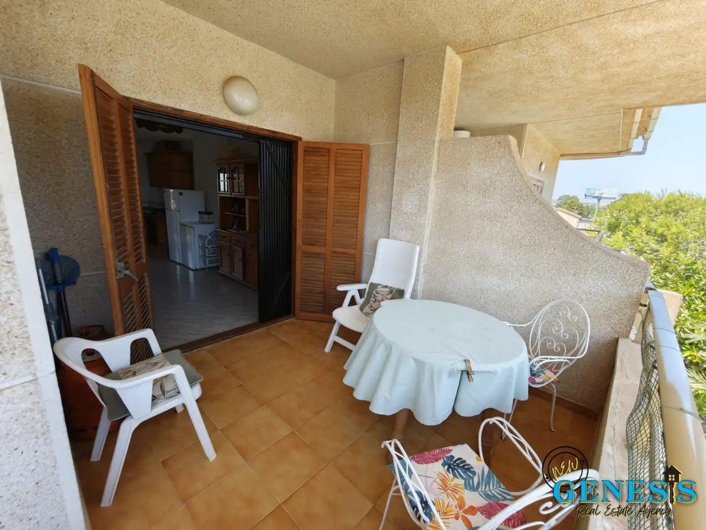 Terraza de Apartamento en venta en Guardamar del Segura con Amueblado, Horno y Lavadora