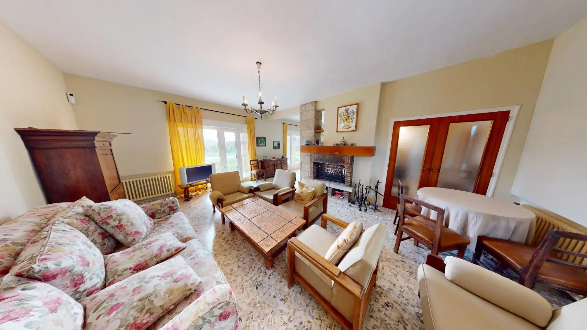 Sala de estar de Casa o chalet en venta en Pedrezuela con Calefacción, Jardín privado y Terraza