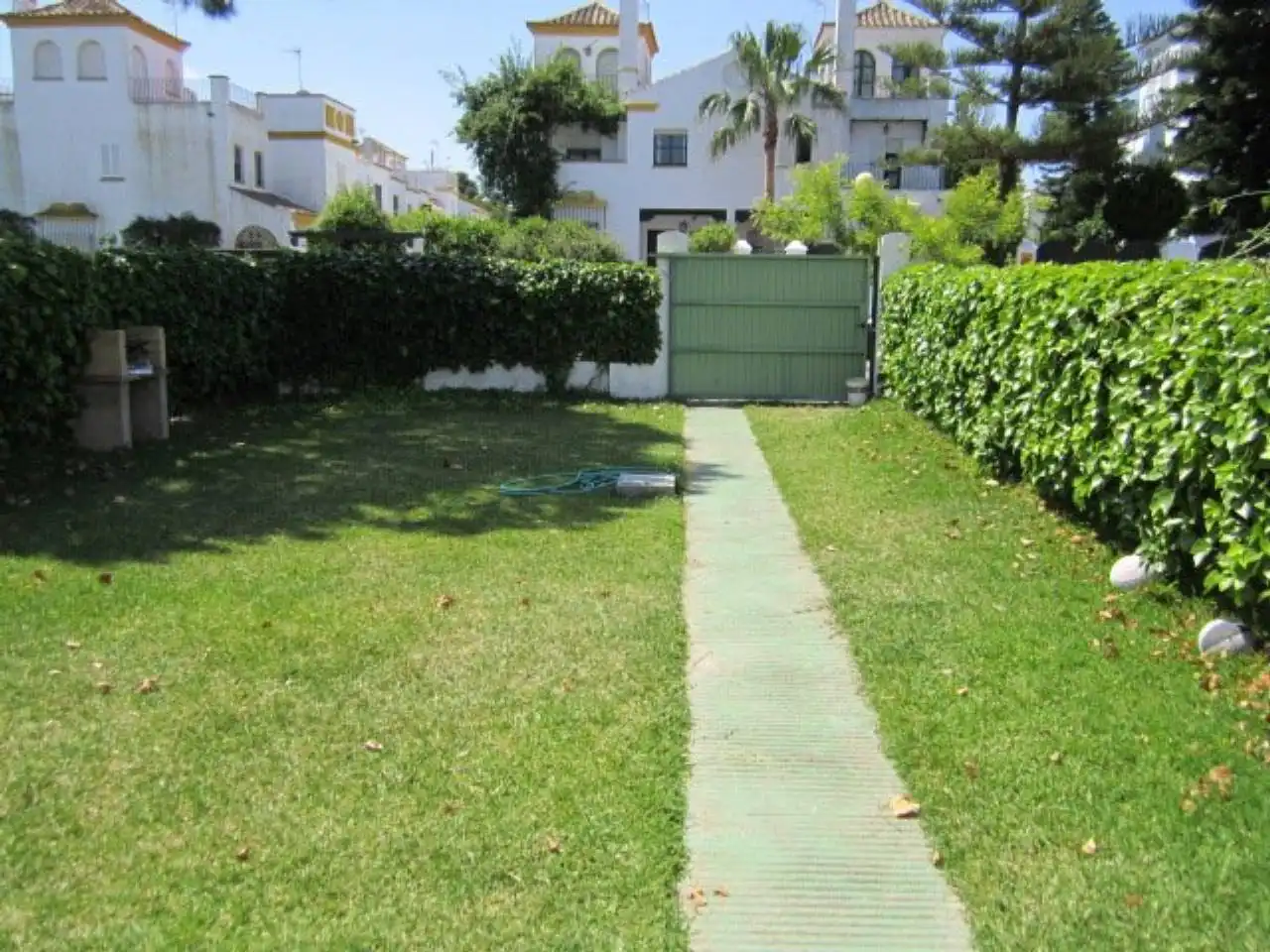 Jardí de Casa o xalet de lloguer en Sanlúcar de Barrameda amb Terrassa i Moblat