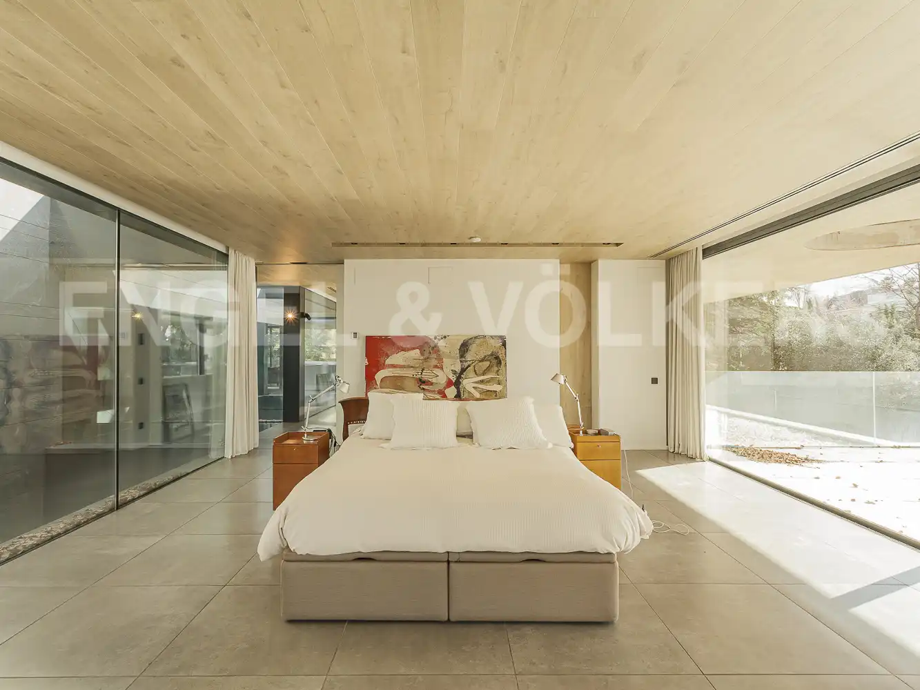 Dormitori de Casa o xalet de lloguer en Sant Cugat del Vallès amb Aire condicionat, Calefacció i Jardí privat