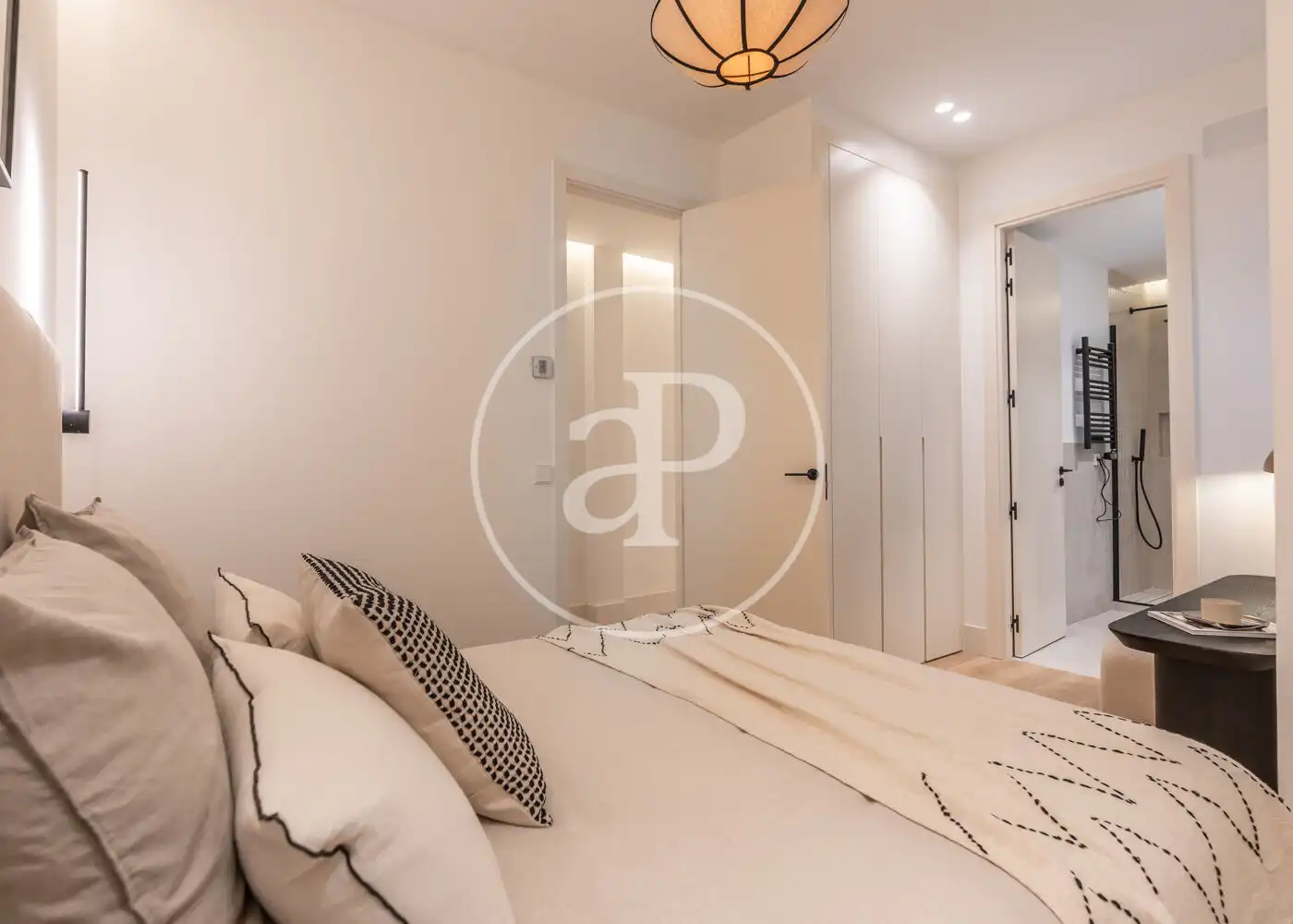 Bedroom of Flat for sale in Madrid  with Heating and Furnished
