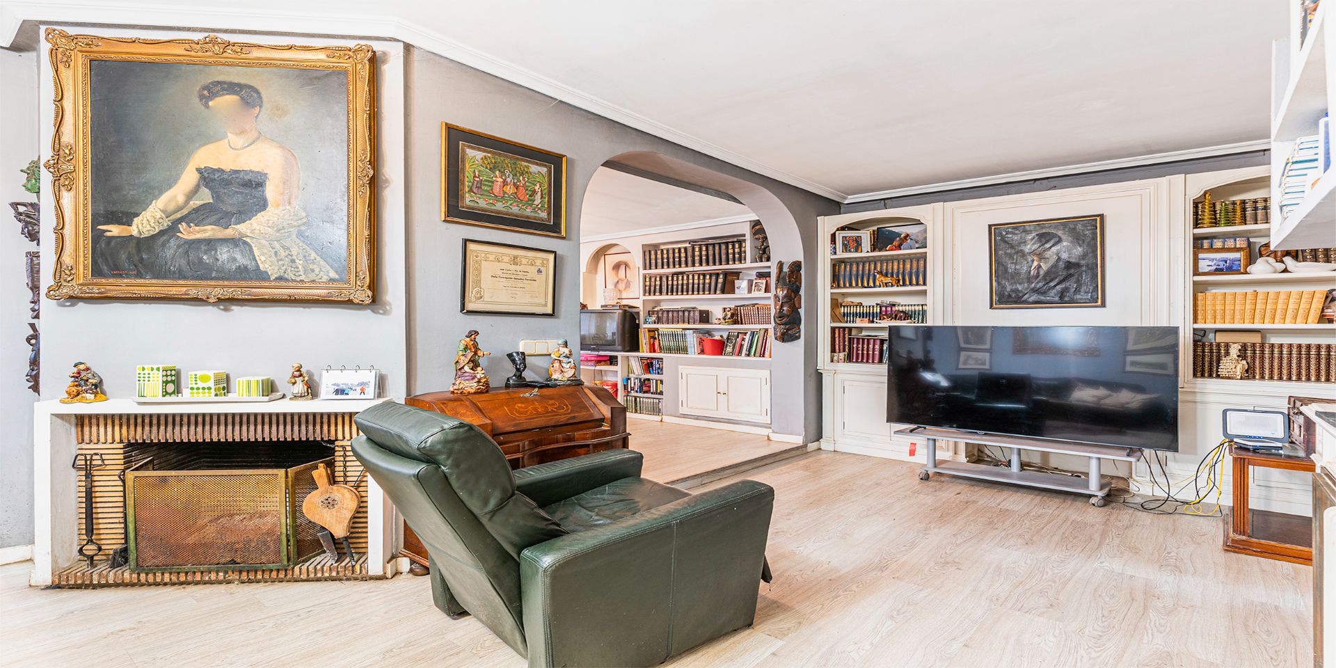 Living room of Single-family semi-detached for sale in Las Rozas de Madrid  with Heating, Private garden and Swimming Pool