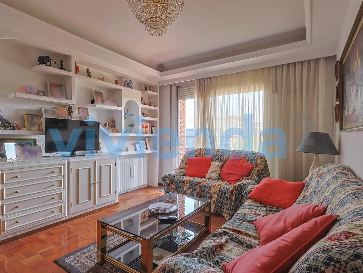 Living room of Flat for sale in Madrid  with Heating, Terrace and Storage room