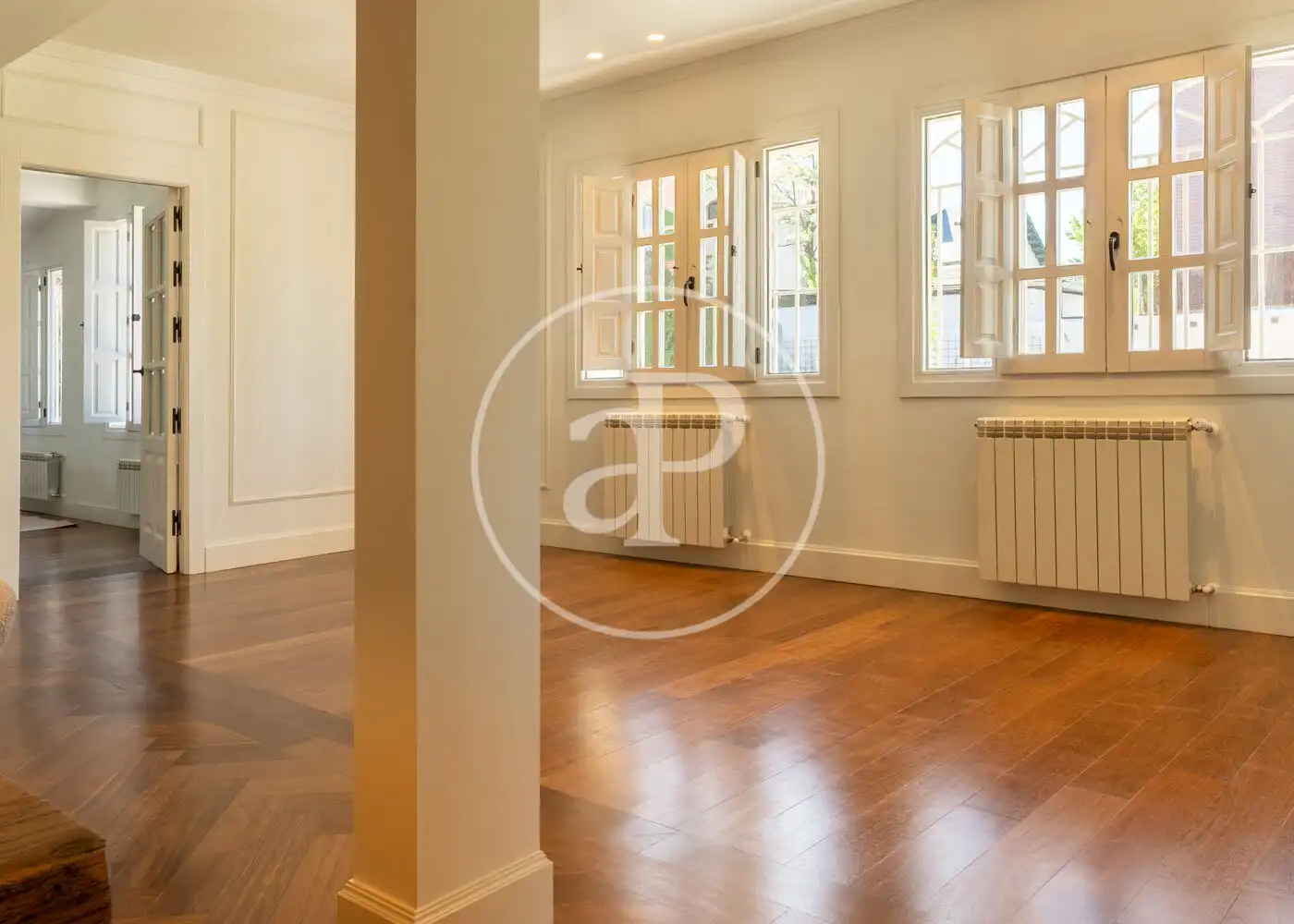 Sala de estar de Casa o chalet de alquiler en Madrid con Aire acondicionado, Calefacción y Jardín privado