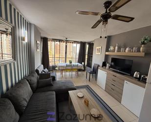 Sala d'estar de Pis de lloguer en Benidorm amb Piscina, Moblat i Rentadora